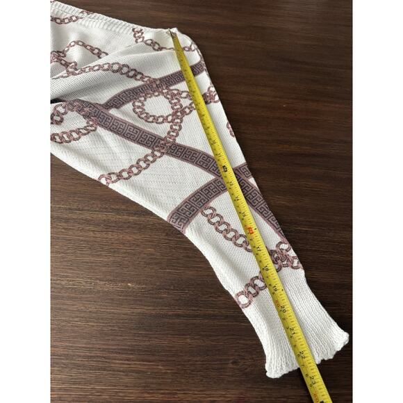 Gigi Moda Sweater Women’s OS lightweight Chainlink Relax Led Fit NWT $78 - Picture 5 of 9